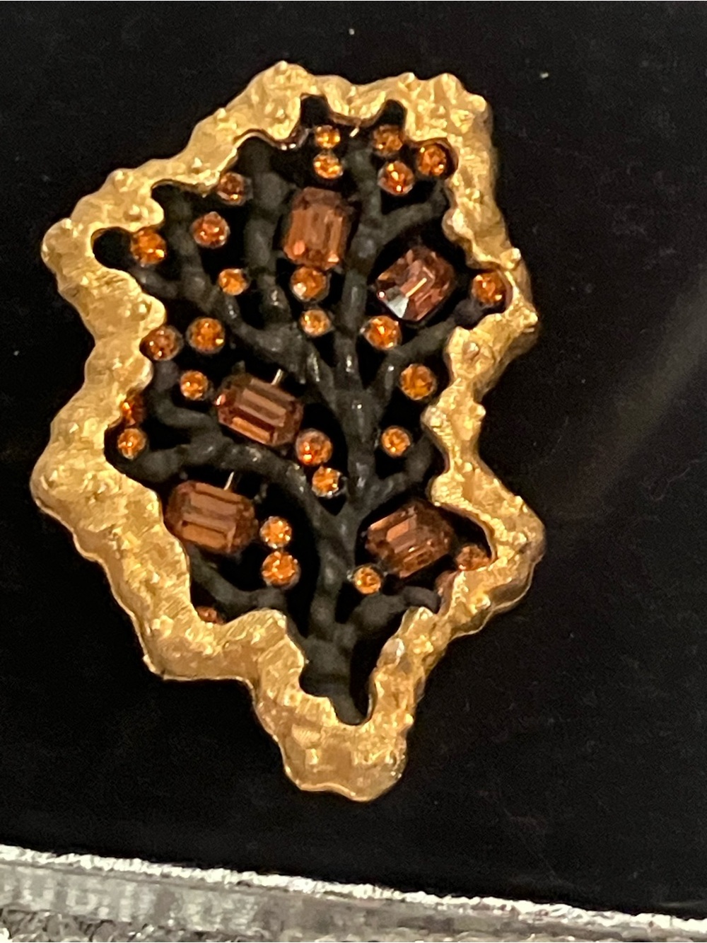 Vintage Coro Brutalist Brooch